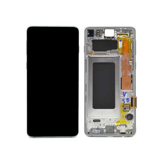 Touch+Display+Frame Samsung Galaxy S10/G973 Service Pack Silver